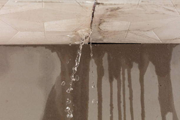 Professional Burst Pipe Cleanup technician working in Pemaquid, ME